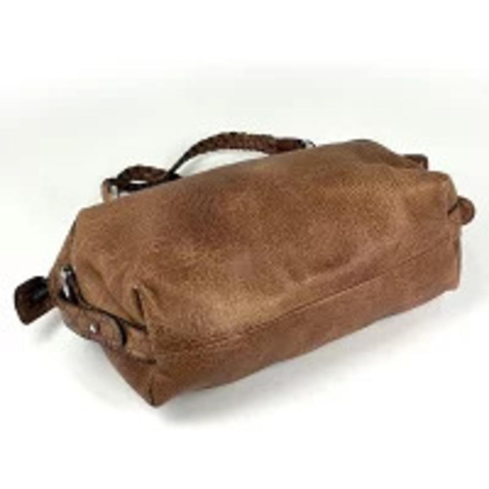 Gucci leather handbag brown ssima